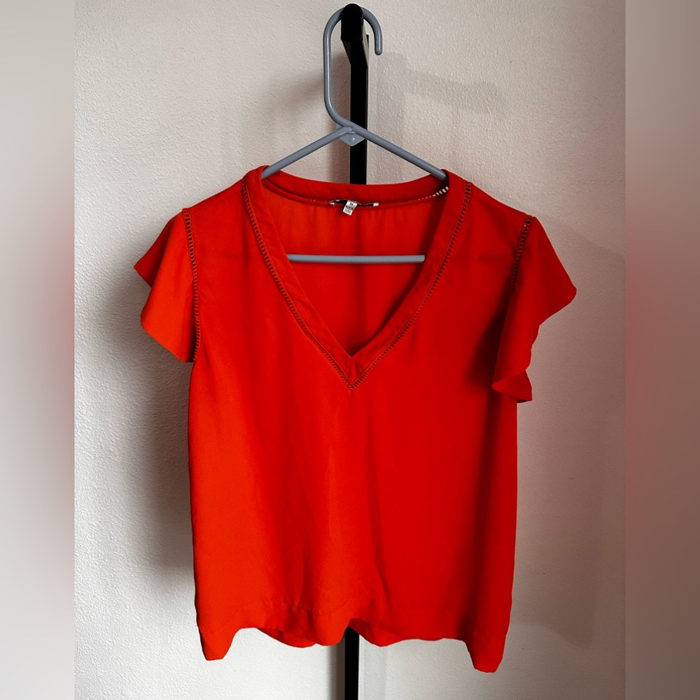 Q&A orange top size medium